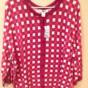 NWT 2X Christopher & Banks Summer Cardigan